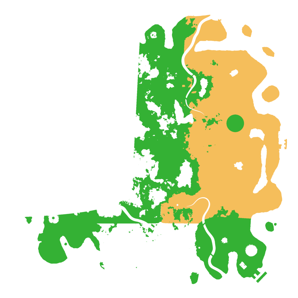 Biome Rust Map: Procedural Map, Size: 4500, Seed: 4371337