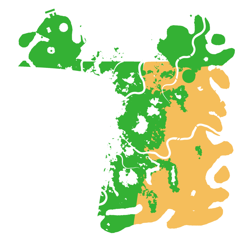 Biome Rust Map: Procedural Map, Size: 5000, Seed: 11854