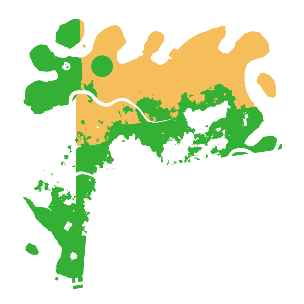 Biome Rust Map: Procedural Map, Size: 3710, Seed: 50000
