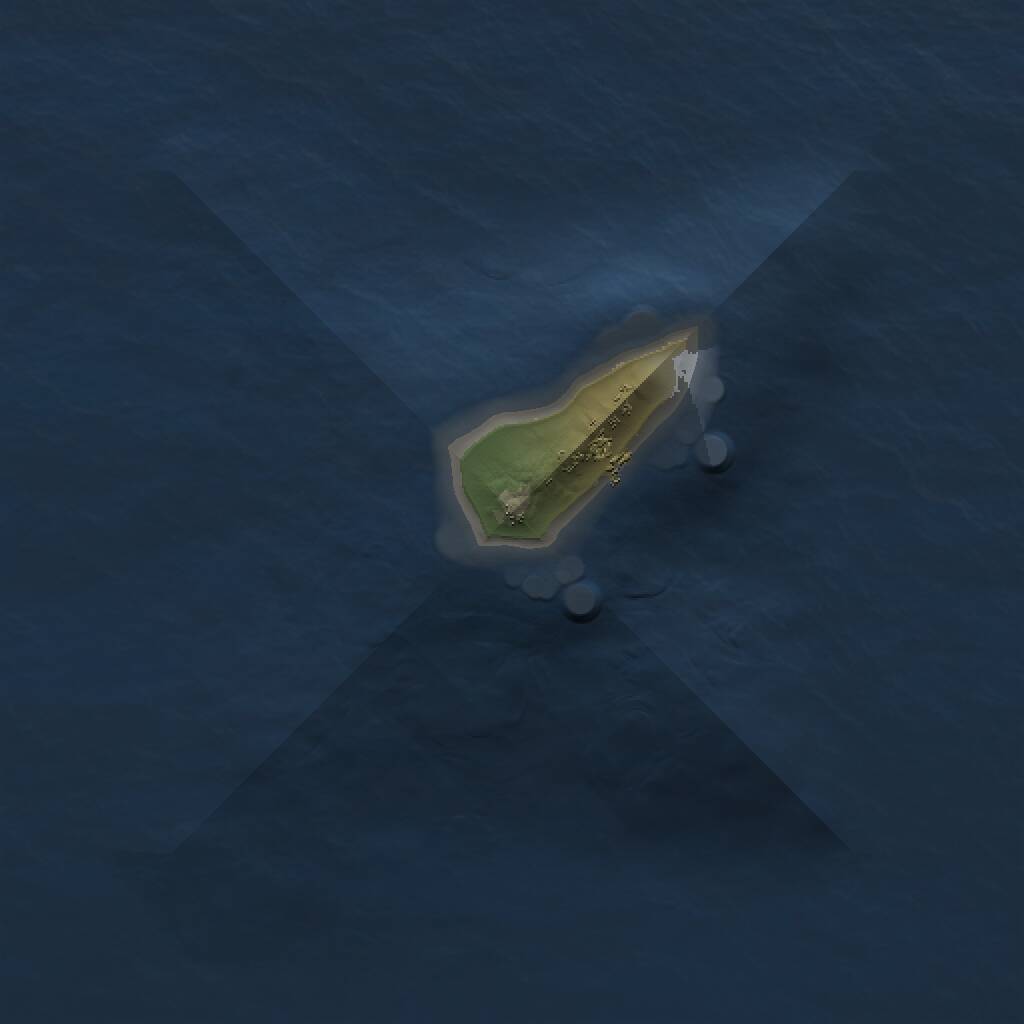 Rust Map: Procedural Map, Size: 1000, Seed: 92363116, 1 Monuments