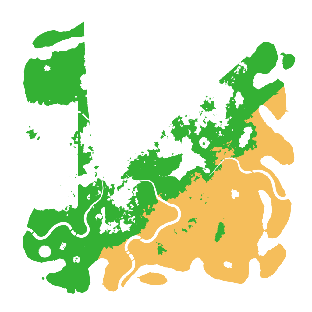 Biome Rust Map: Procedural Map, Size: 4500, Seed: 1495105675
