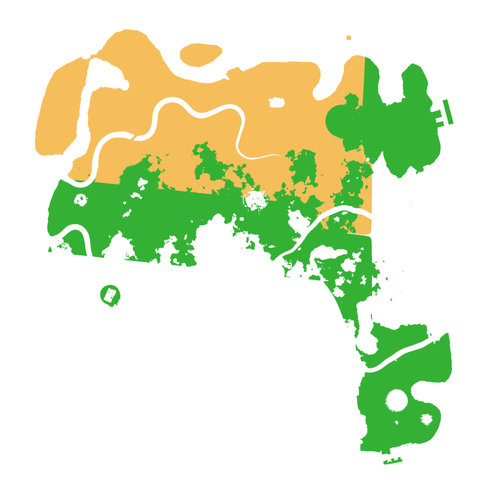 Biome Rust Map: Procedural Map, Size: 4000, Seed: 974165323