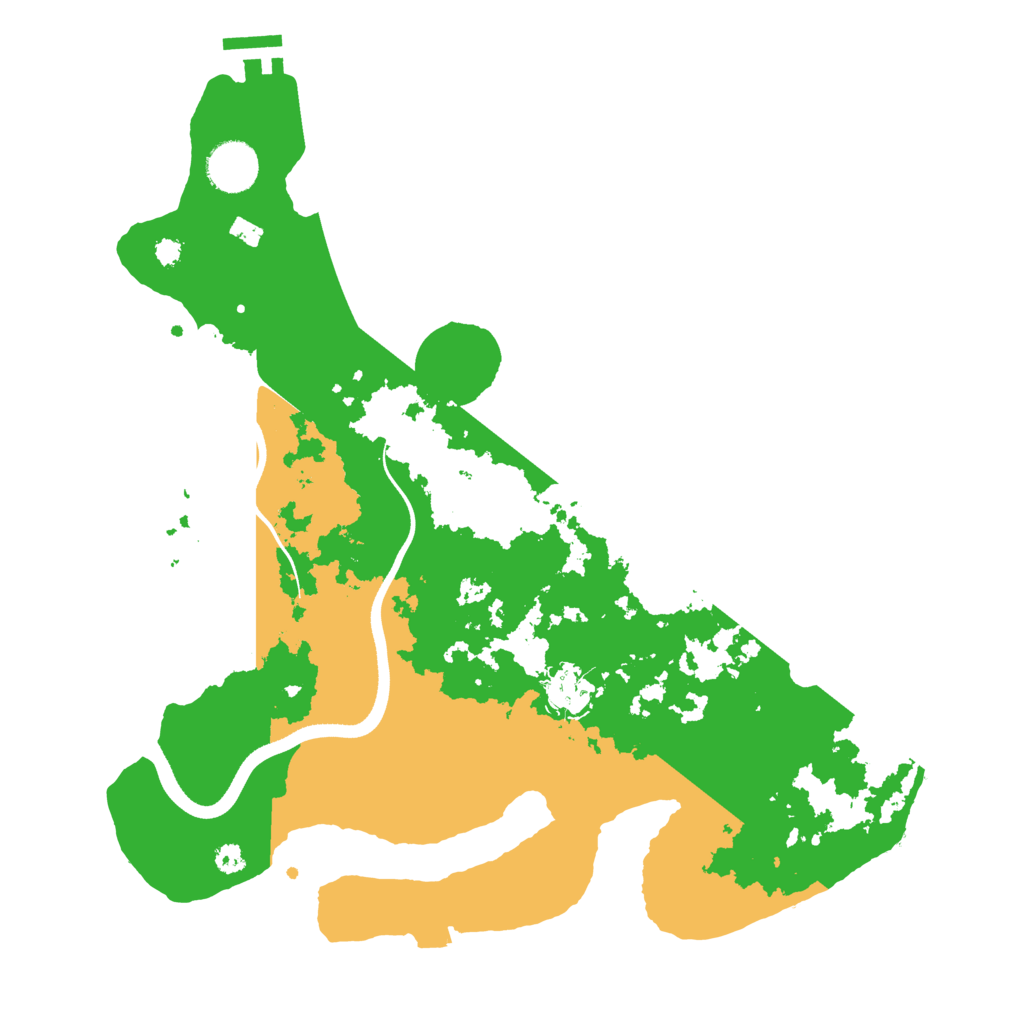 Biome Rust Map: Procedural Map, Size: 3500, Seed: 1345482440