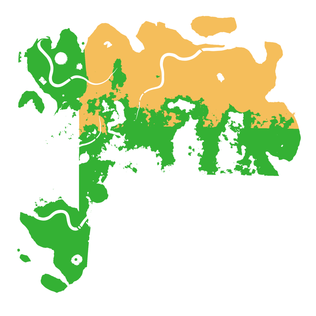 Biome Rust Map: Procedural Map, Size: 4500, Seed: 509261183