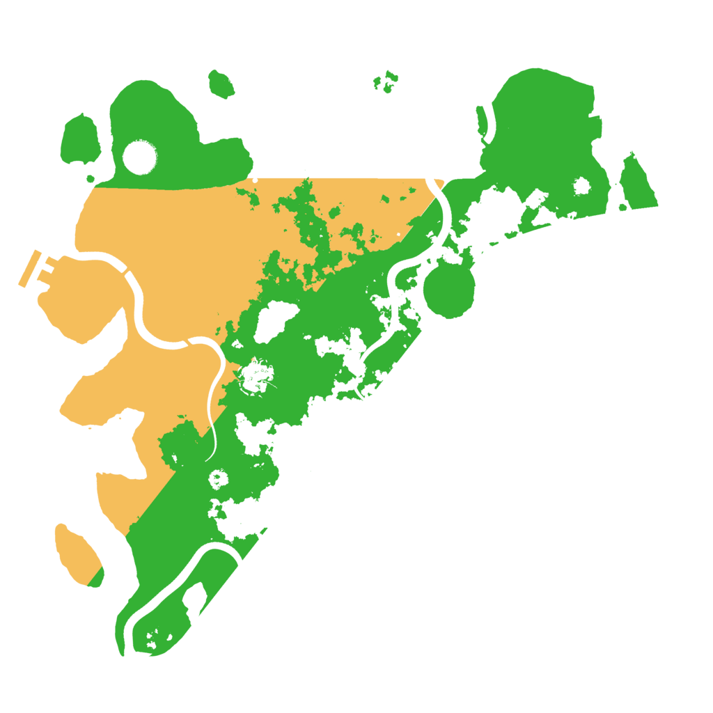 Biome Rust Map: Procedural Map, Size: 3700, Seed: 1193959992