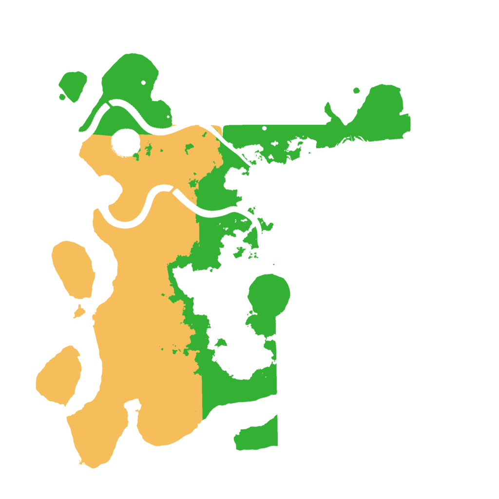 Biome Rust Map: Procedural Map, Size: 3250, Seed: 812813485