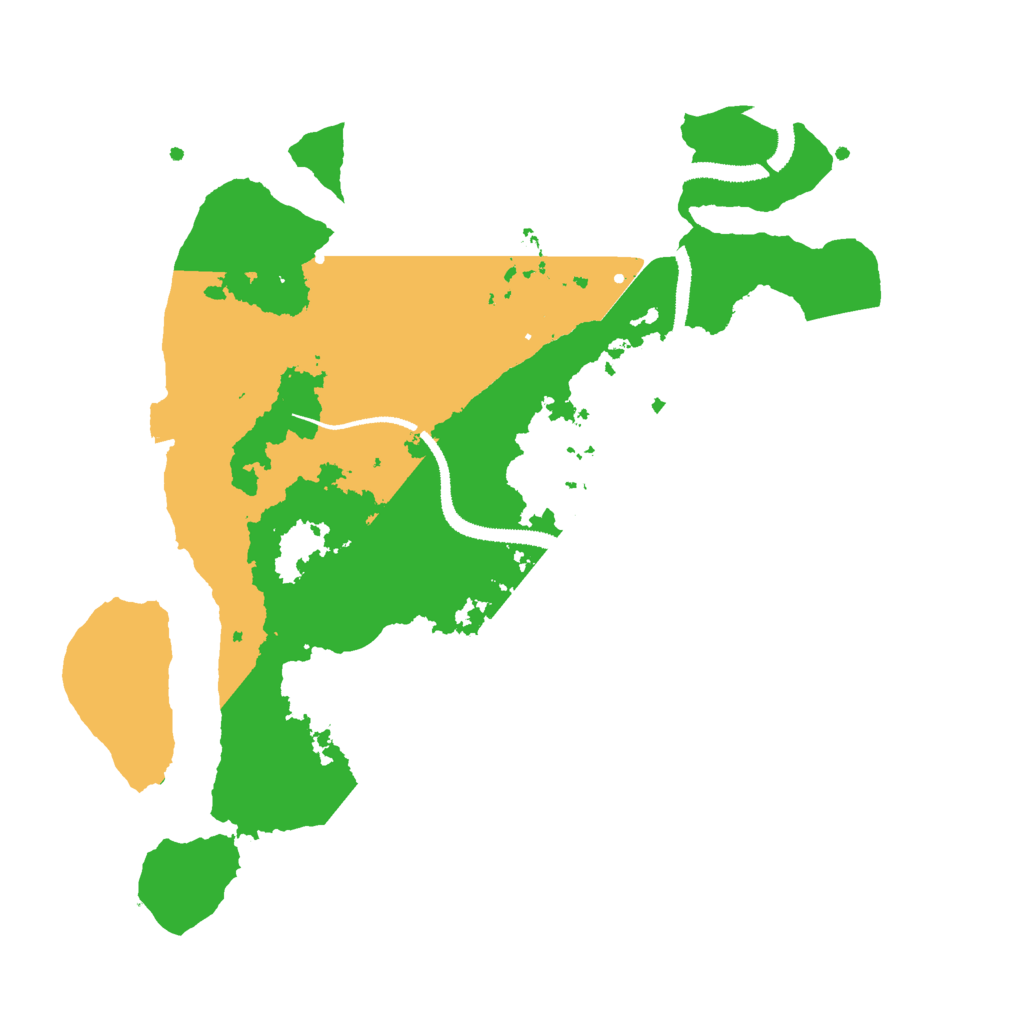 Biome Rust Map: Procedural Map, Size: 3000, Seed: 3822712
