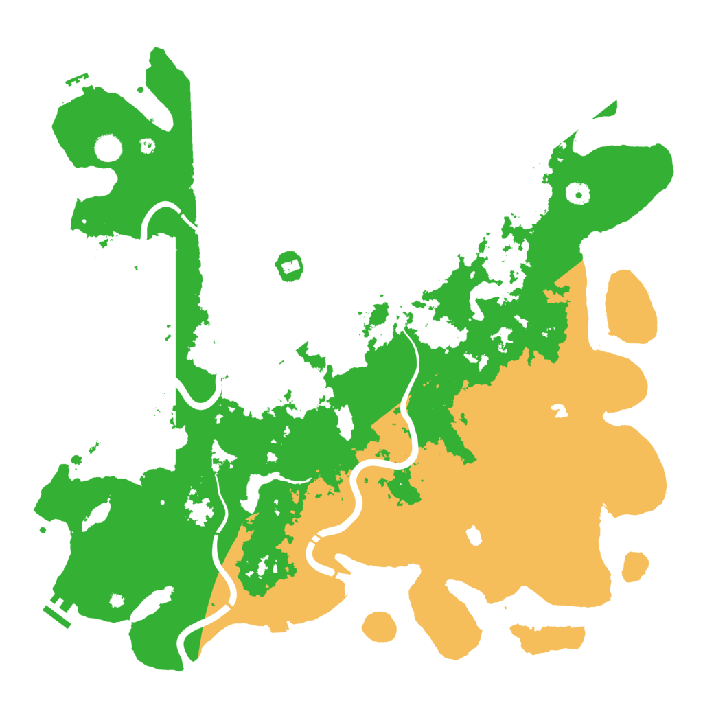 Biome Rust Map: Procedural Map, Size: 4500, Seed: 1614457186