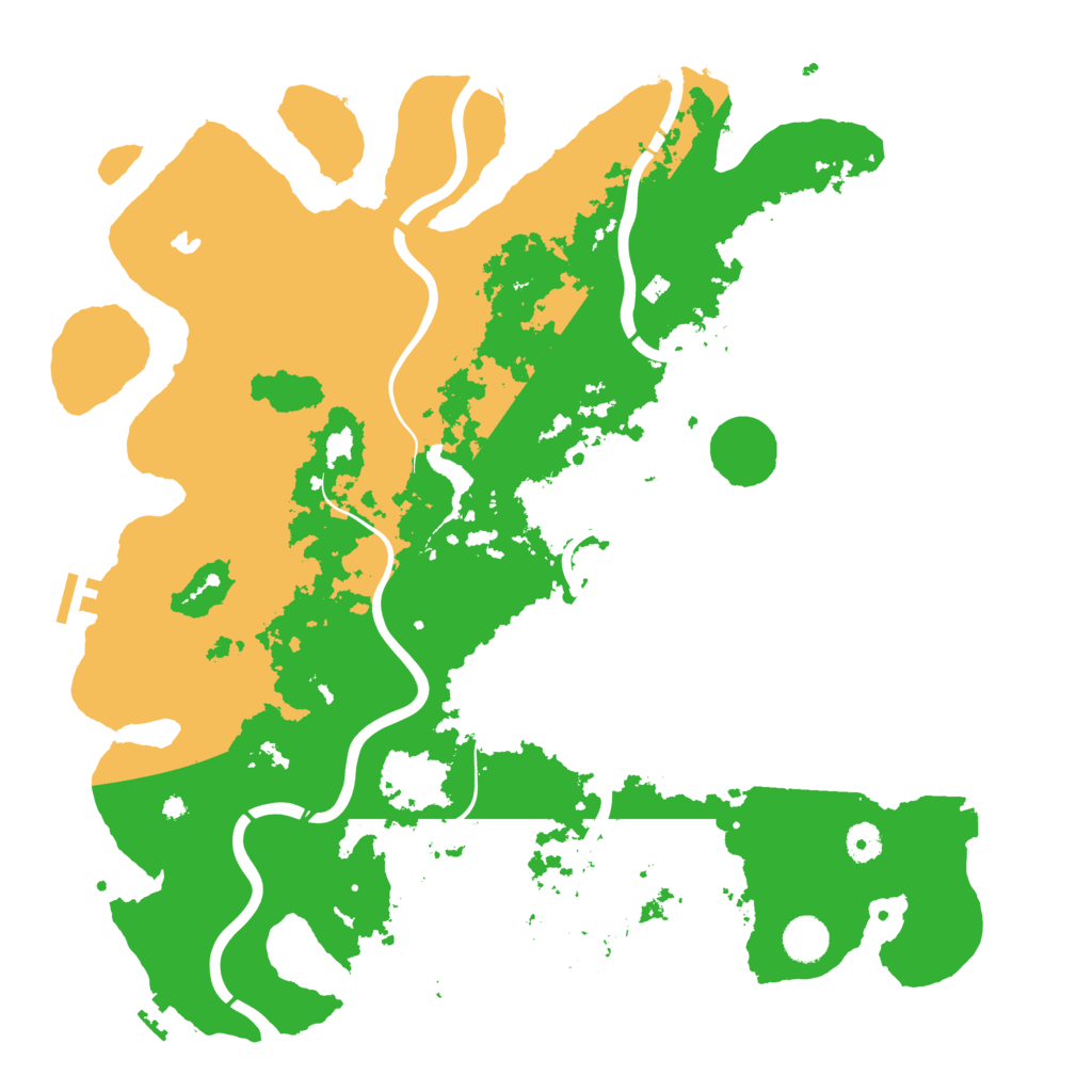 Biome Rust Map: Procedural Map, Size: 4350, Seed: 1722188084