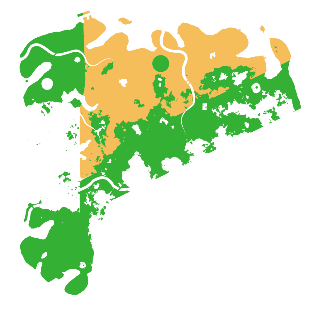 Biome Rust Map: Procedural Map, Size: 5000, Seed: 53261112