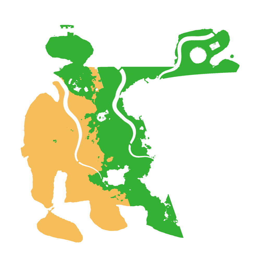 Biome Rust Map: Procedural Map, Size: 3000, Seed: 84000