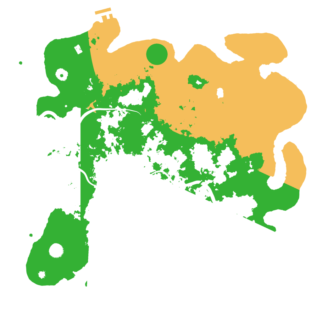 Biome Rust Map: Procedural Map, Size: 4000, Seed: 1996107046