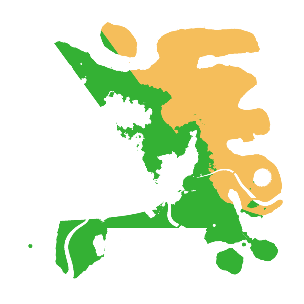 Biome Rust Map: Procedural Map, Size: 3000, Seed: 1310027005