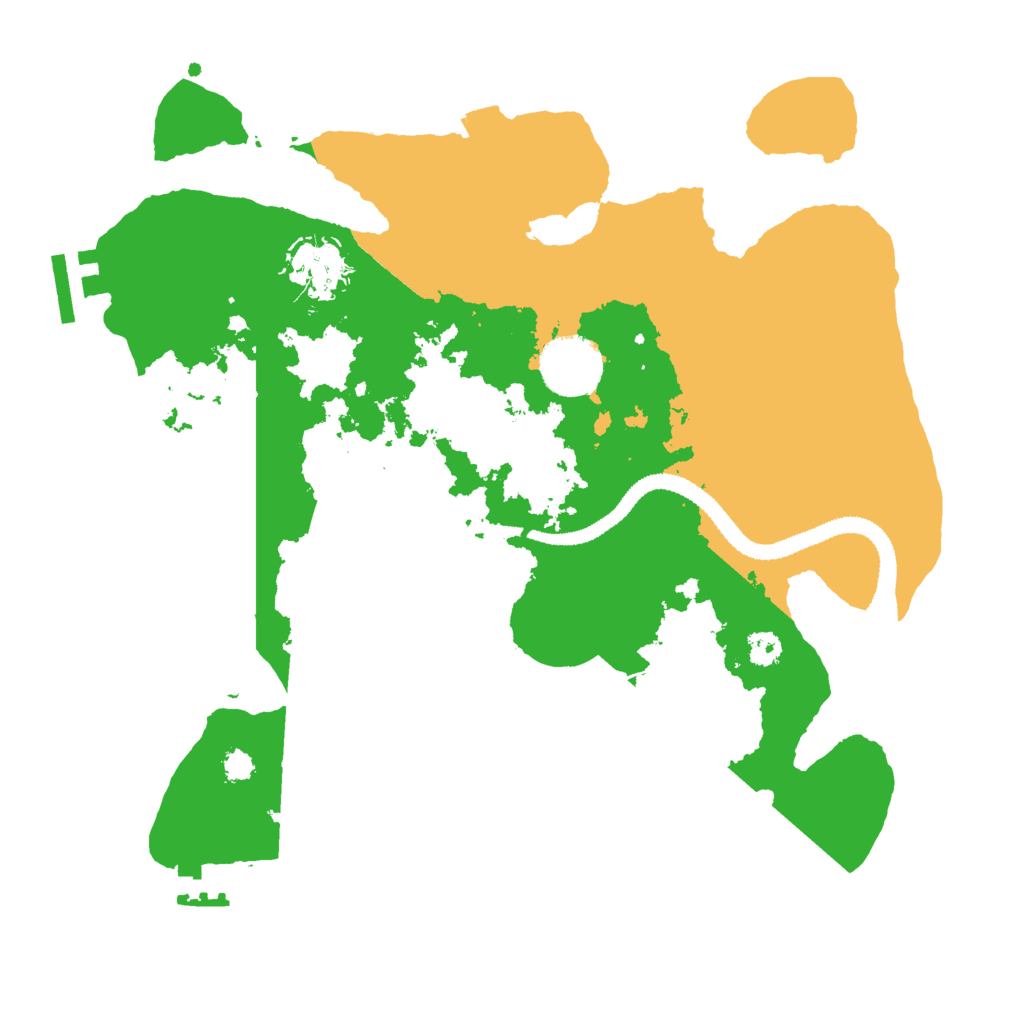 Biome Rust Map: Procedural Map, Size: 3000, Seed: 2094124150