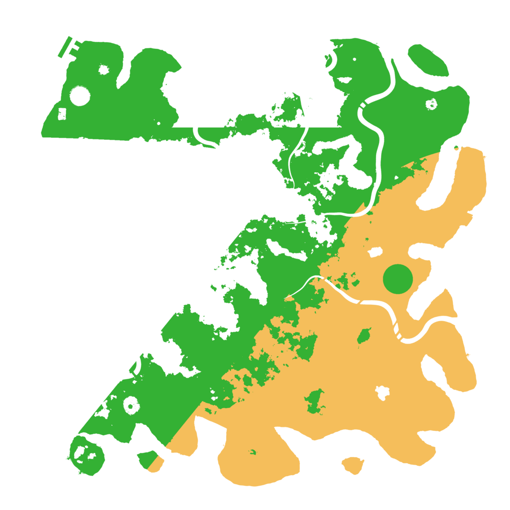 Biome Rust Map: Procedural Map, Size: 4500, Seed: 484731622