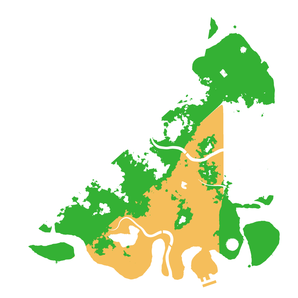 Biome Rust Map: Procedural Map, Size: 4250, Seed: 57937963