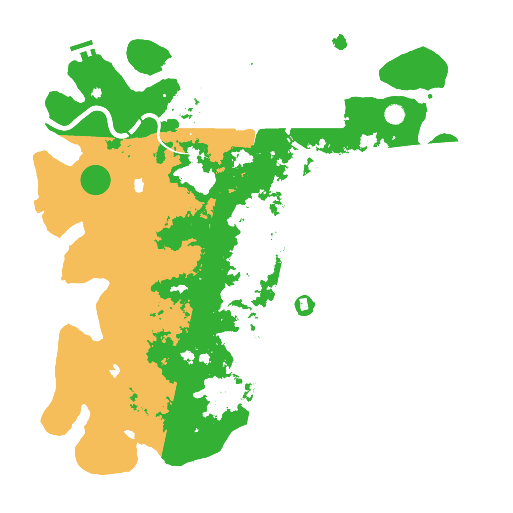 Biome Rust Map: Procedural Map, Size: 4500, Seed: 1804207563