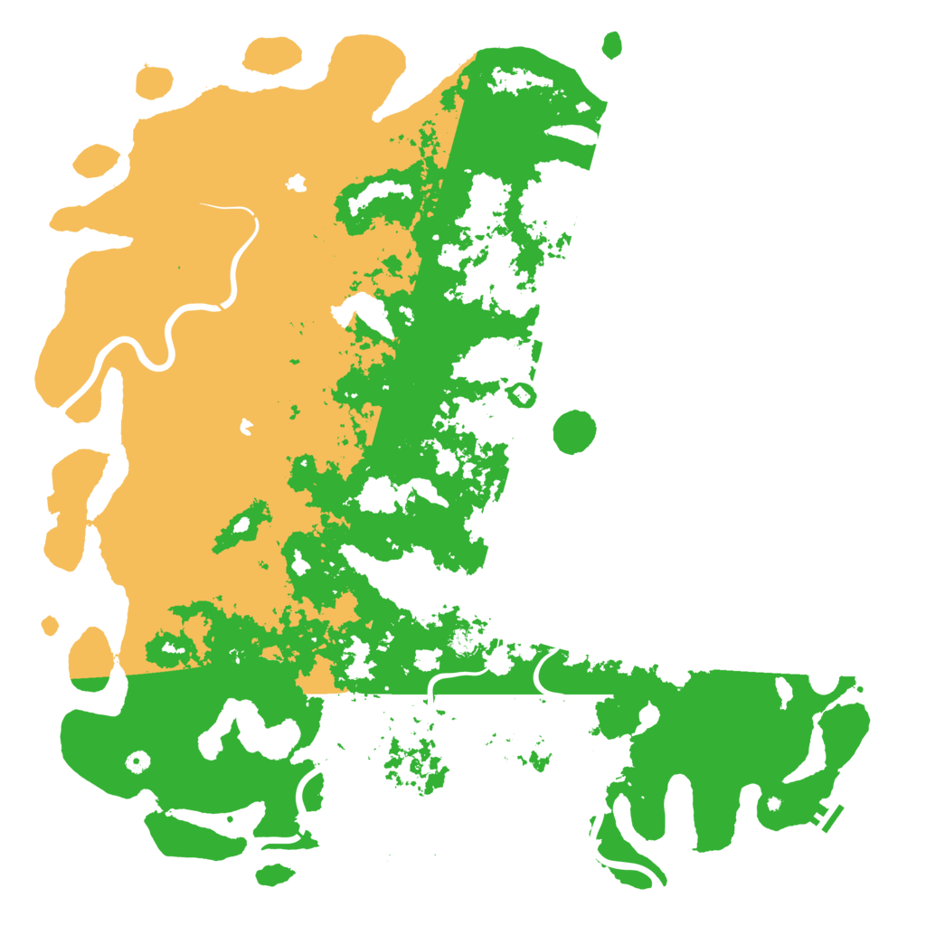 Biome Rust Map: Procedural Map, Size: 6000, Seed: 1687816318