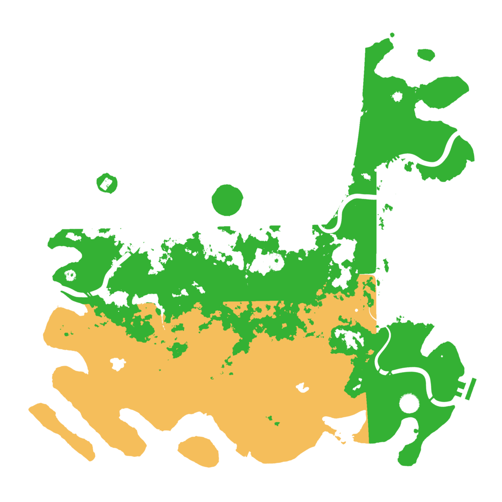 Biome Rust Map: Procedural Map, Size: 4500, Seed: 1033112013