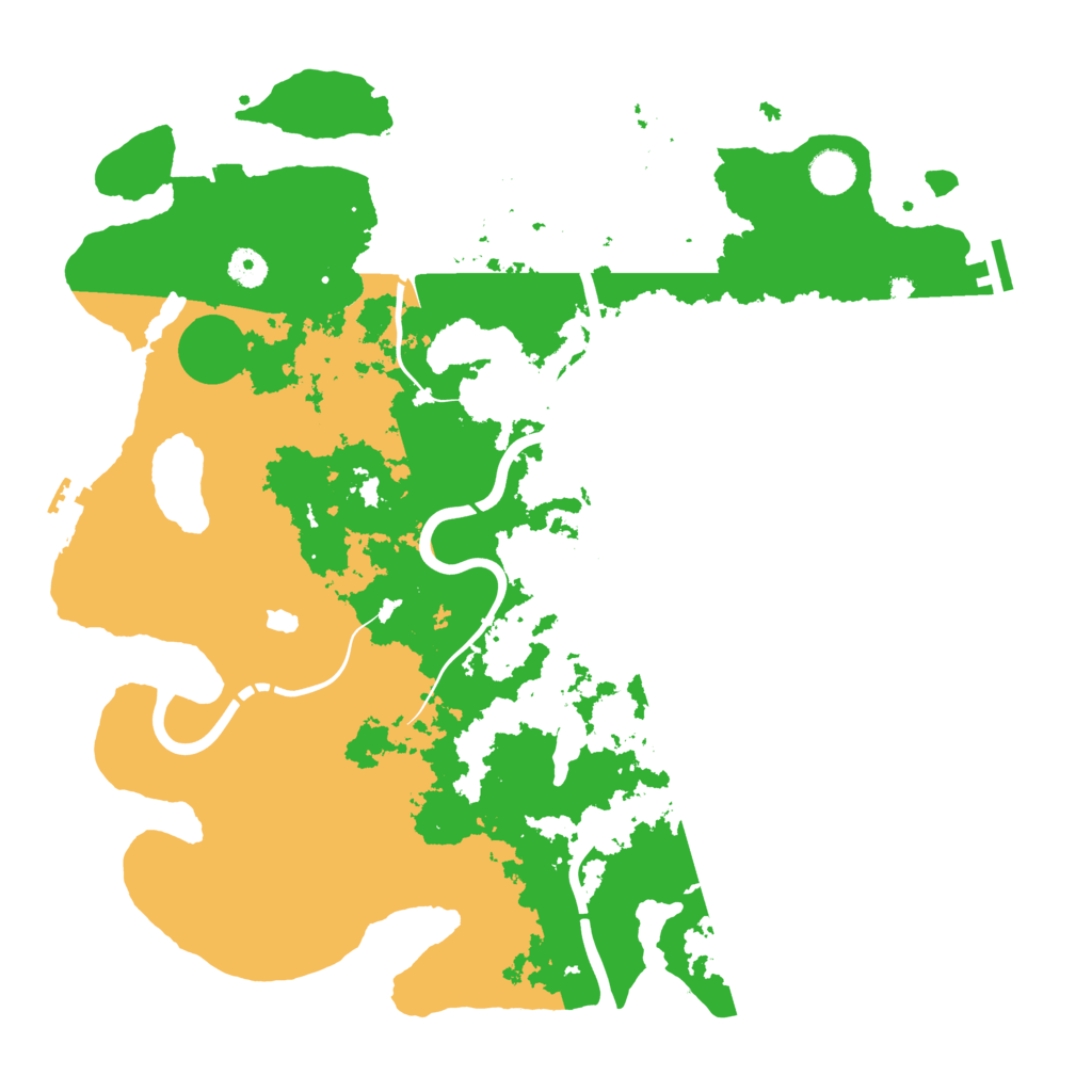Biome Rust Map: Procedural Map, Size: 4250, Seed: 579602918