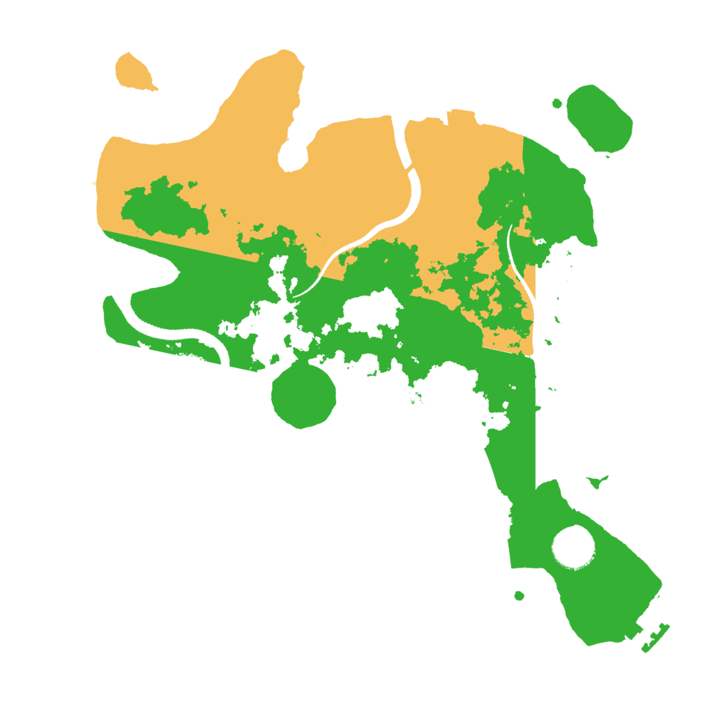 Biome Rust Map: Procedural Map, Size: 3000, Seed: 387781