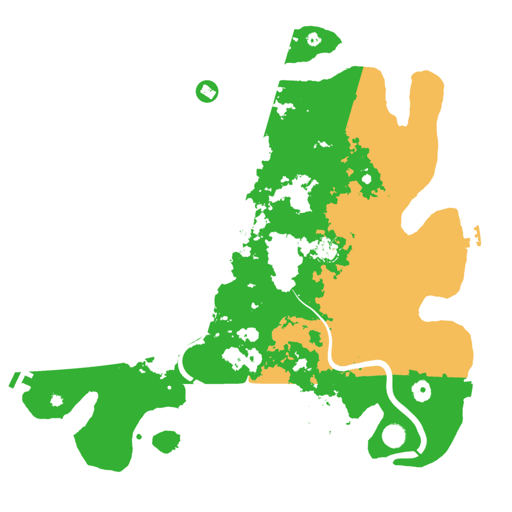 Biome Rust Map: Procedural Map, Size: 3800, Seed: 1394256510