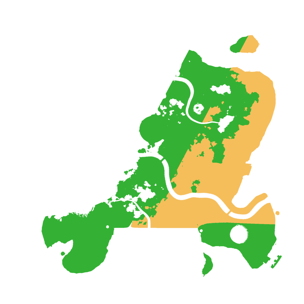 Biome Rust Map: Procedural Map, Size: 3000, Seed: 1262560691