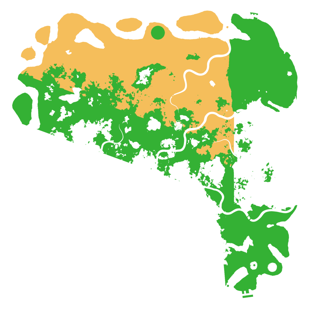 Biome Rust Map: Procedural Map, Size: 6000, Seed: 1739312339