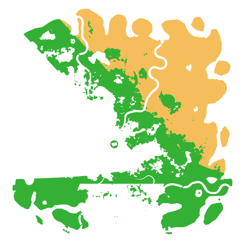 Biome Rust Map: Procedural Map, Size: 5000, Seed: 371635960
