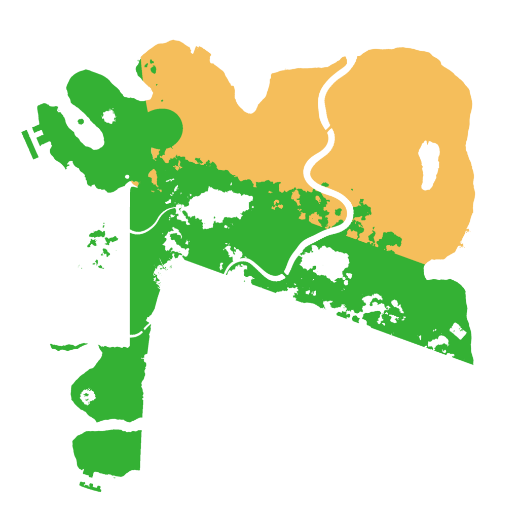 Biome Rust Map: Procedural Map, Size: 3501, Seed: 1521489270