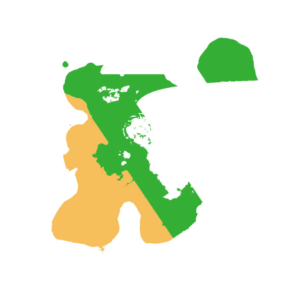 Biome Rust Map: Procedural Map, Size: 2000, Seed: 1061077204