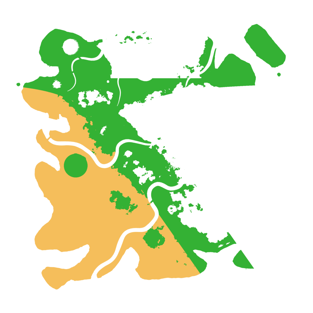 Biome Rust Map: Procedural Map, Size: 3500, Seed: 1364929867