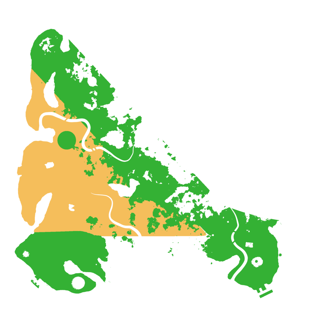 Biome Rust Map: Procedural Map, Size: 4500, Seed: 321311