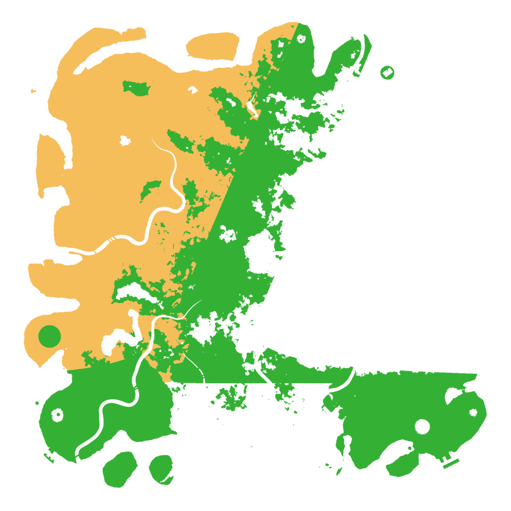 Biome Rust Map: Procedural Map, Size: 6000, Seed: 10802980