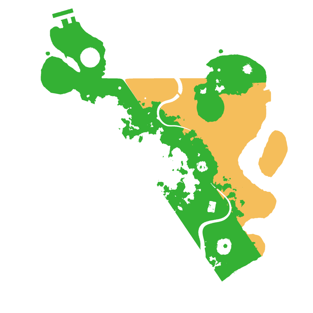 Biome Rust Map: Procedural Map, Size: 3000, Seed: 528214821