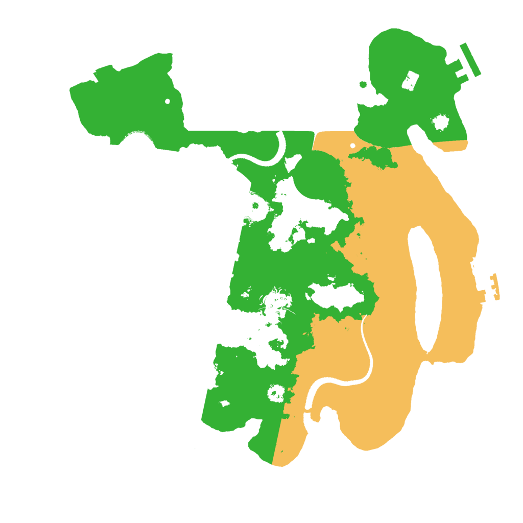 Biome Rust Map: Procedural Map, Size: 3000, Seed: 1254124123