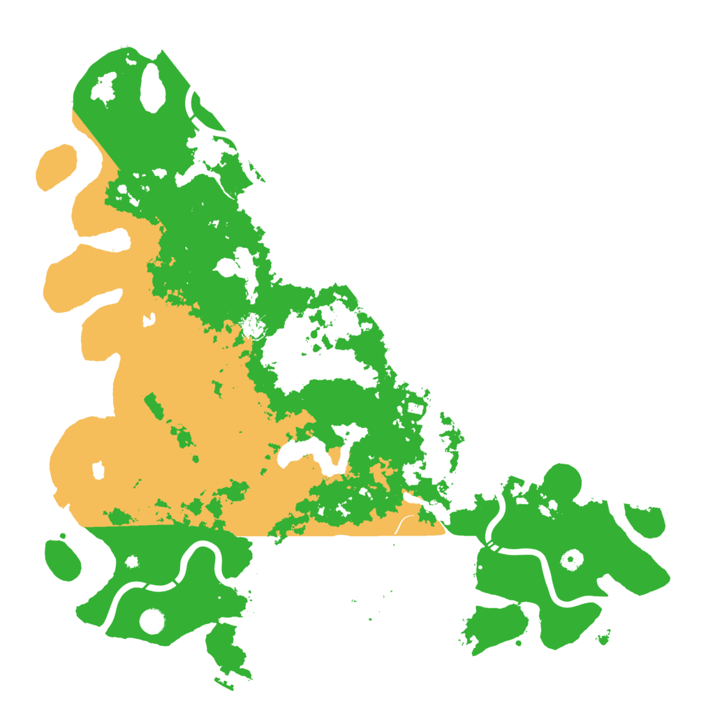 Biome Rust Map: Procedural Map, Size: 5000, Seed: 989282507