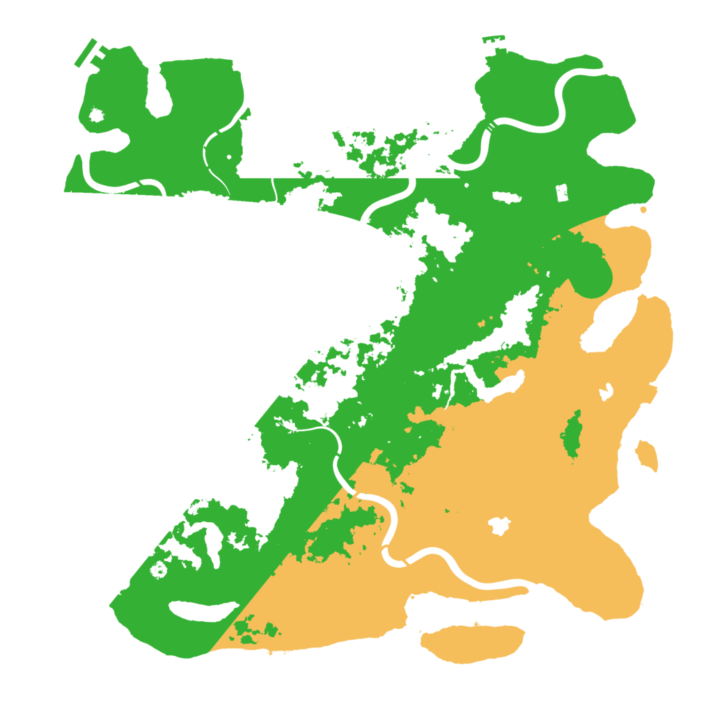 Biome Rust Map: Procedural Map, Size: 4500, Seed: 239149894
