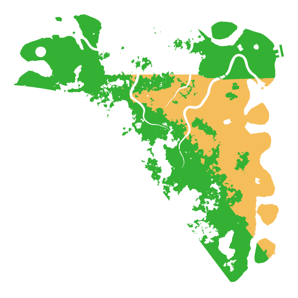 Biome Rust Map: Procedural Map, Size: 5000, Seed: 729682497