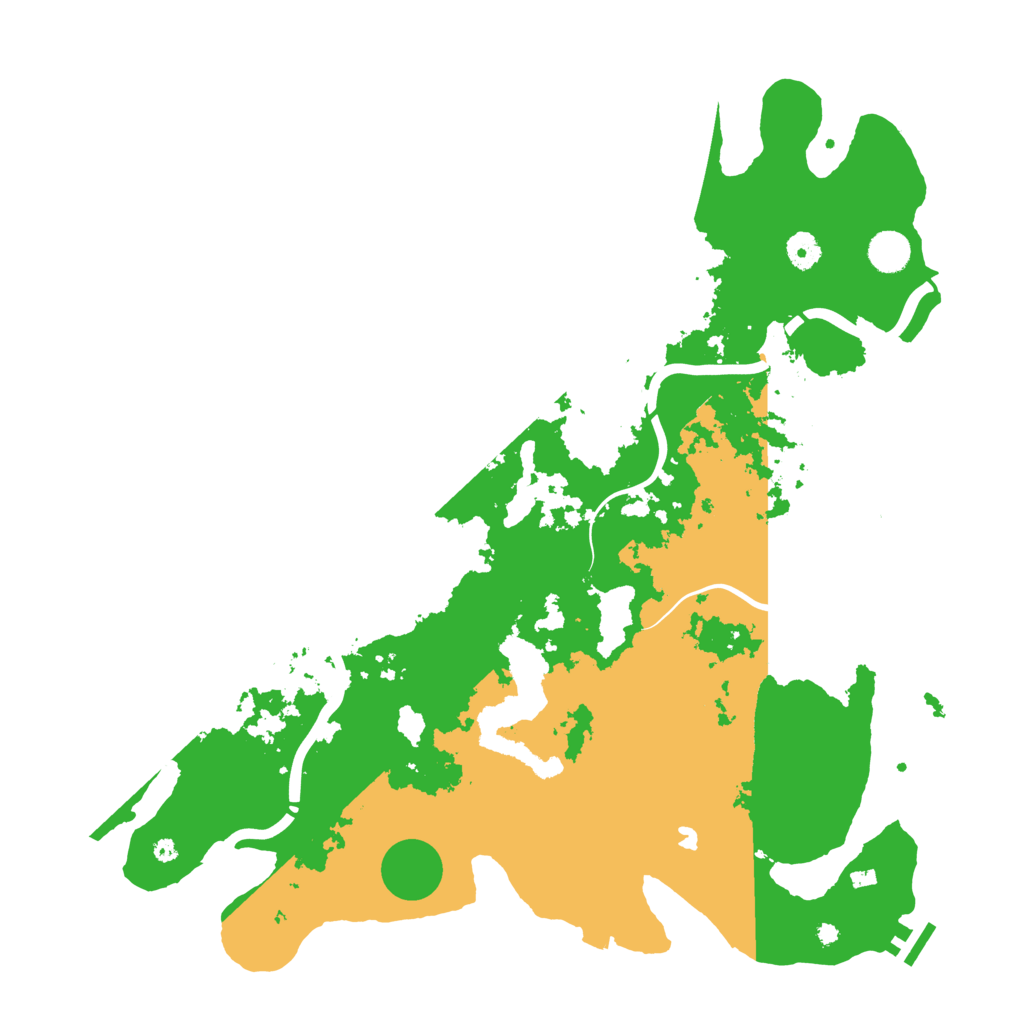 Biome Rust Map: Procedural Map, Size: 4400, Seed: 280605368