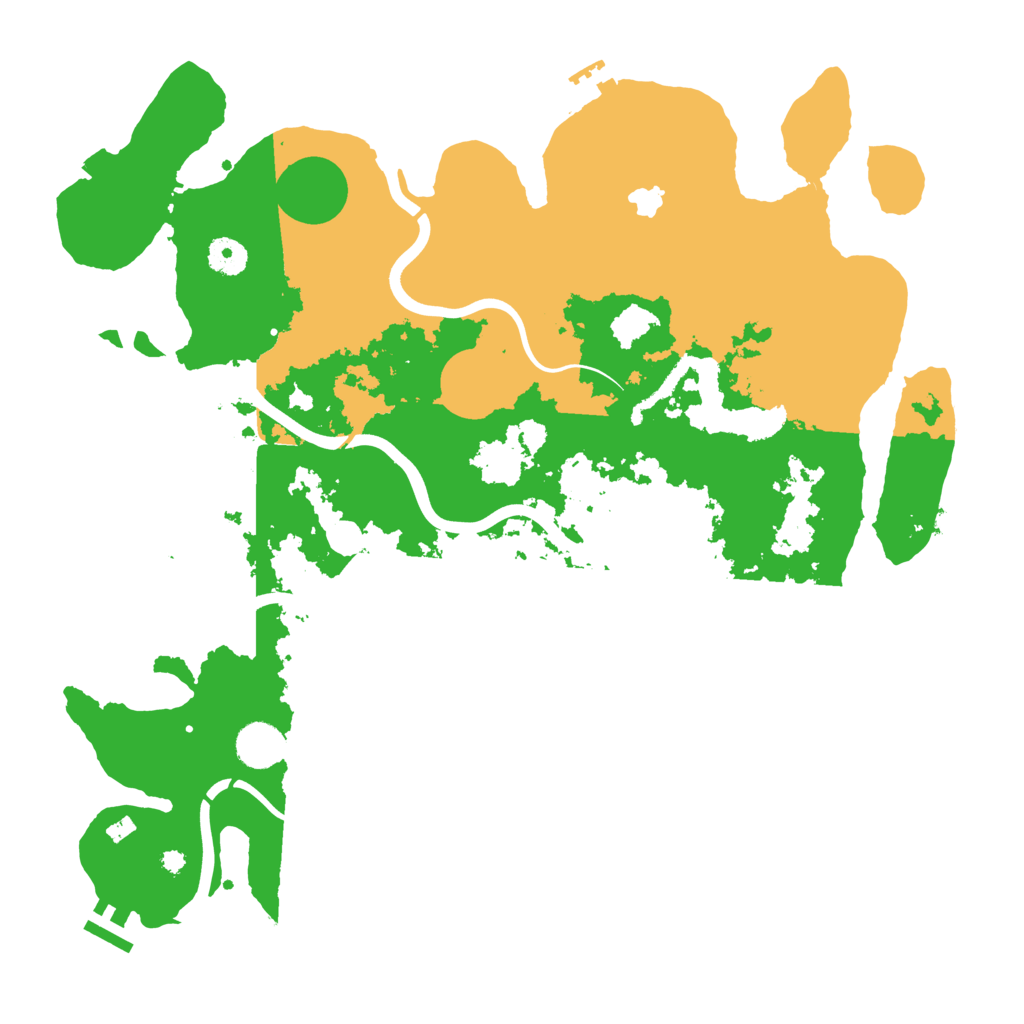 Biome Rust Map: Procedural Map, Size: 4000, Seed: 1655017257