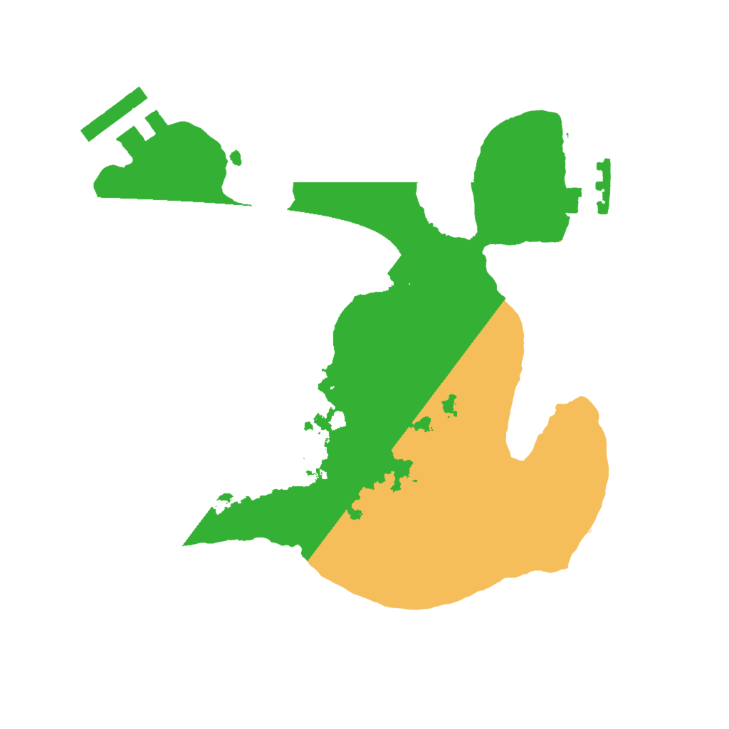 Biome Rust Map: Procedural Map, Size: 2000, Seed: 527520710