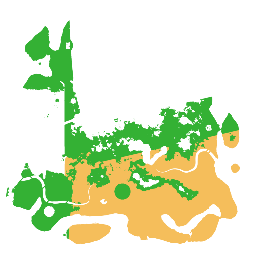 Biome Rust Map: Procedural Map, Size: 4250, Seed: 458702