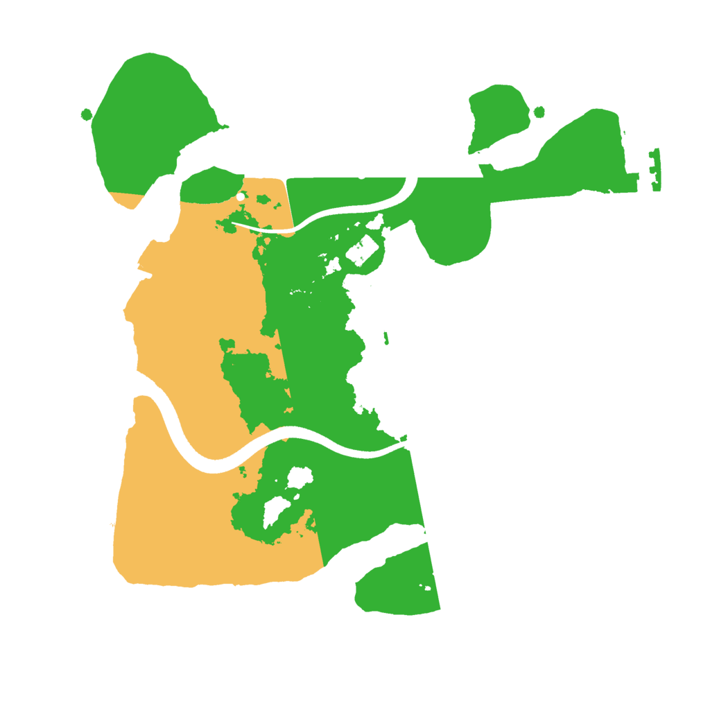 Biome Rust Map: Procedural Map, Size: 2500, Seed: 1806119486