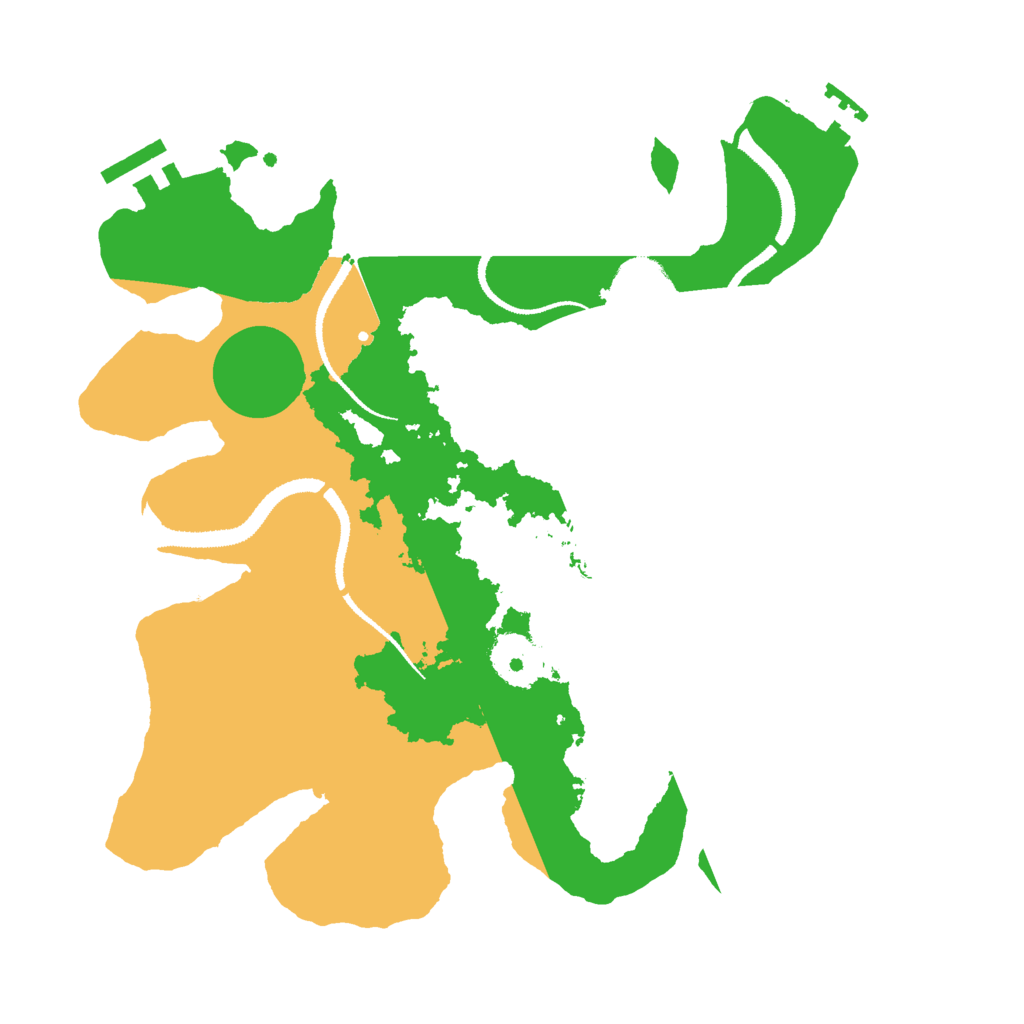 Biome Rust Map: Procedural Map, Size: 3000, Seed: 203832024