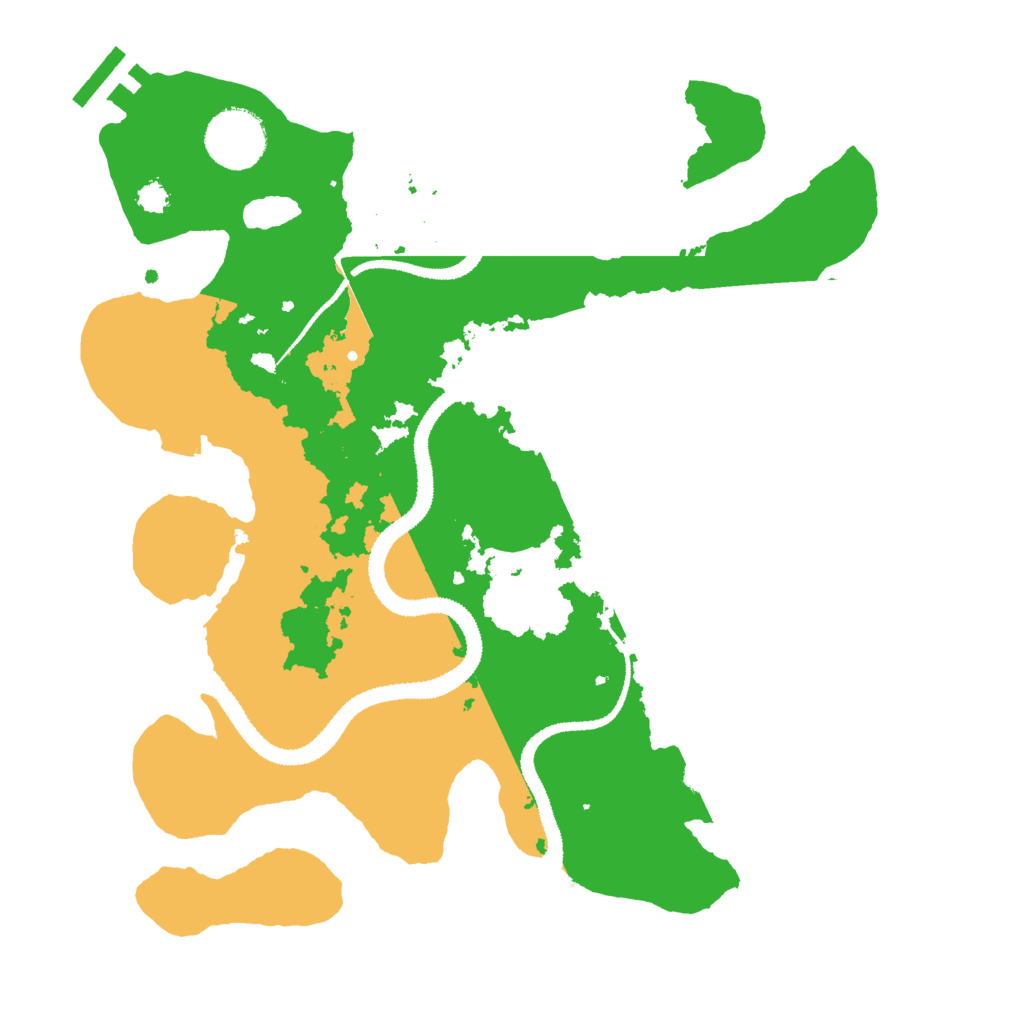 Biome Rust Map: Procedural Map, Size: 3000, Seed: 547901