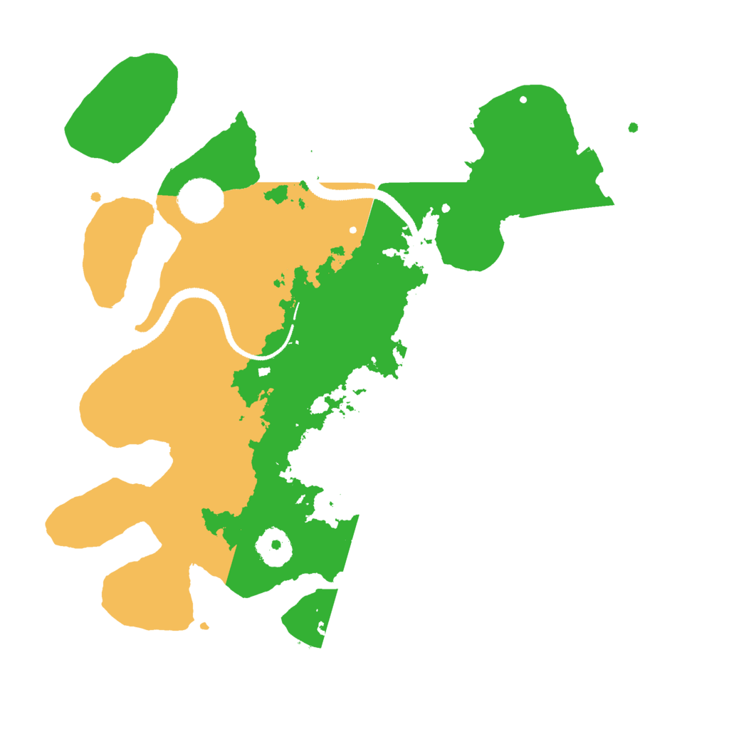 Biome Rust Map: Procedural Map, Size: 3000, Seed: 12174