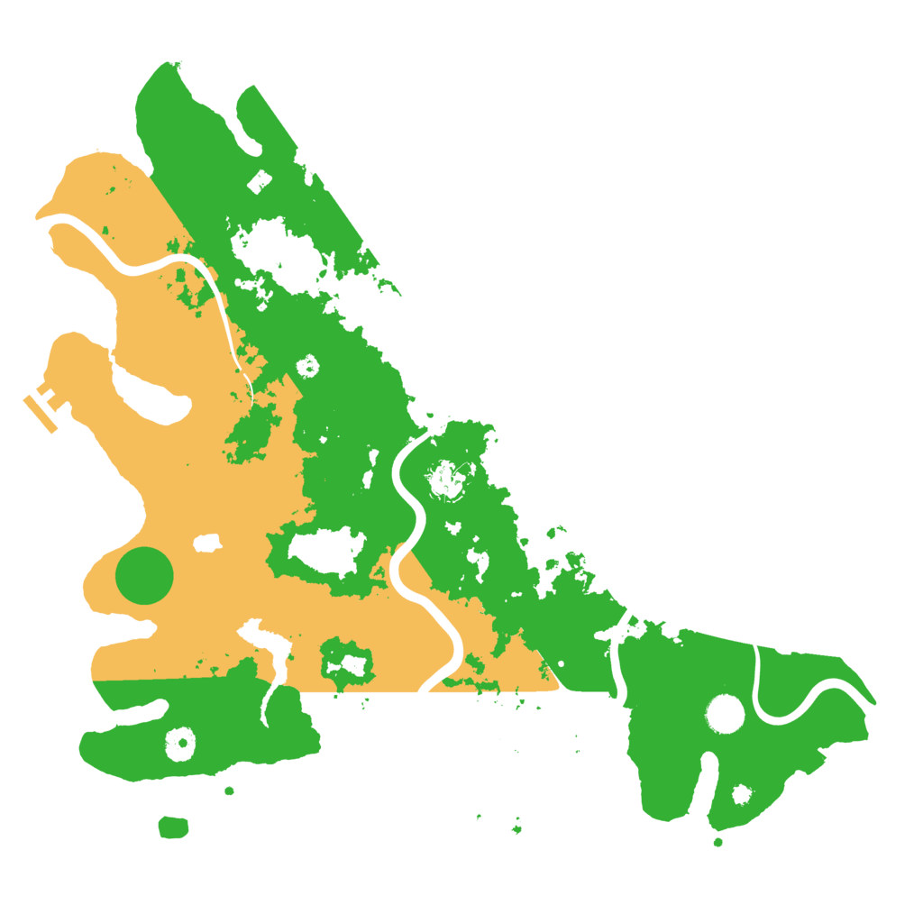 Biome Rust Map: Procedural Map, Size: 4200, Seed: 133769