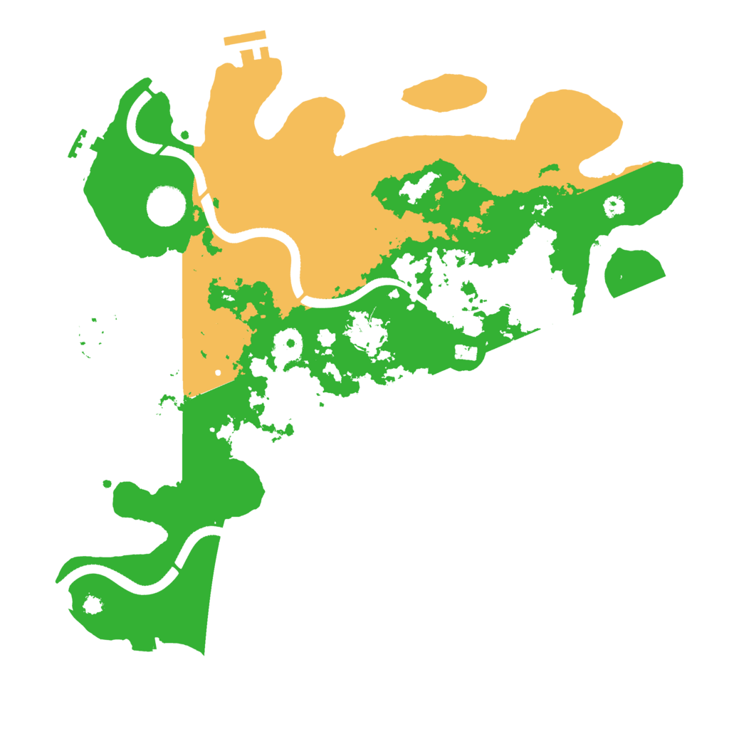 Biome Rust Map: Procedural Map, Size: 3500, Seed: 1955779541