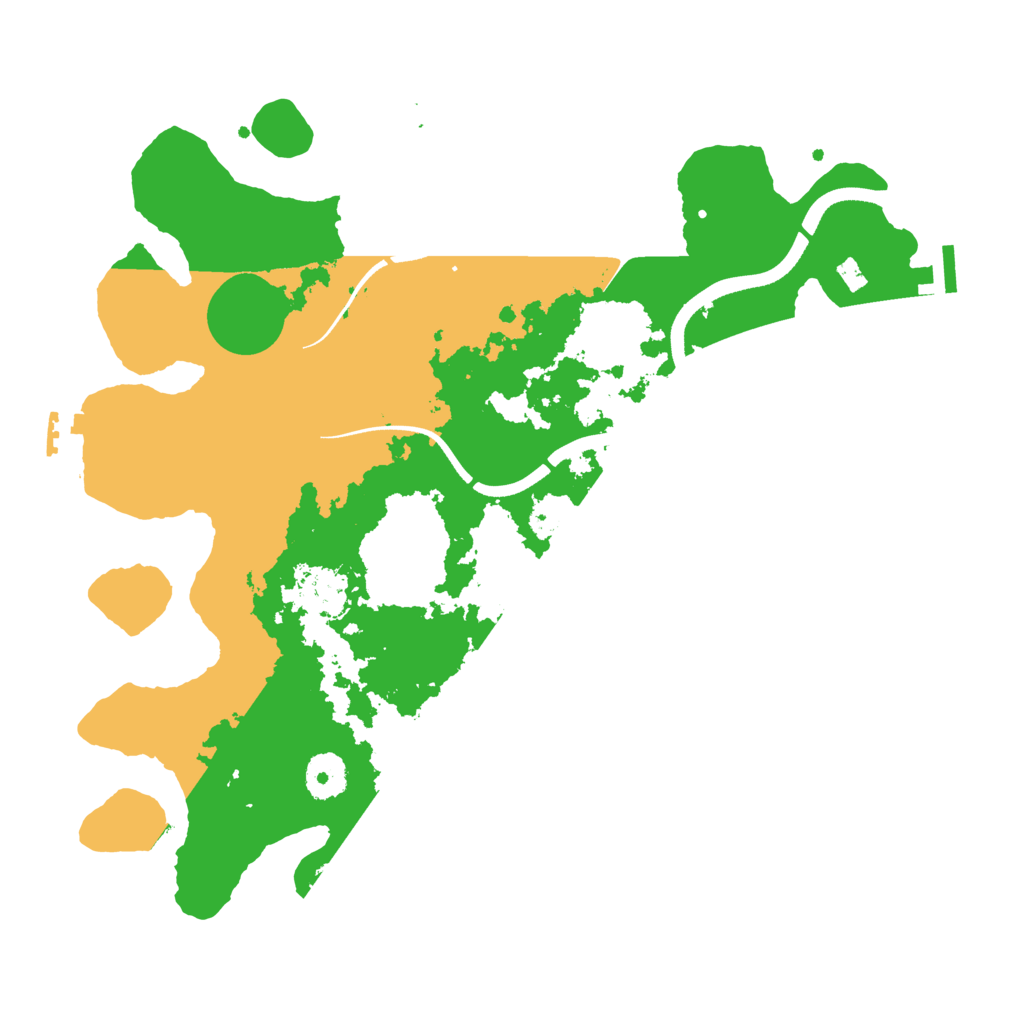 Biome Rust Map: Procedural Map, Size: 3500, Seed: 229184753